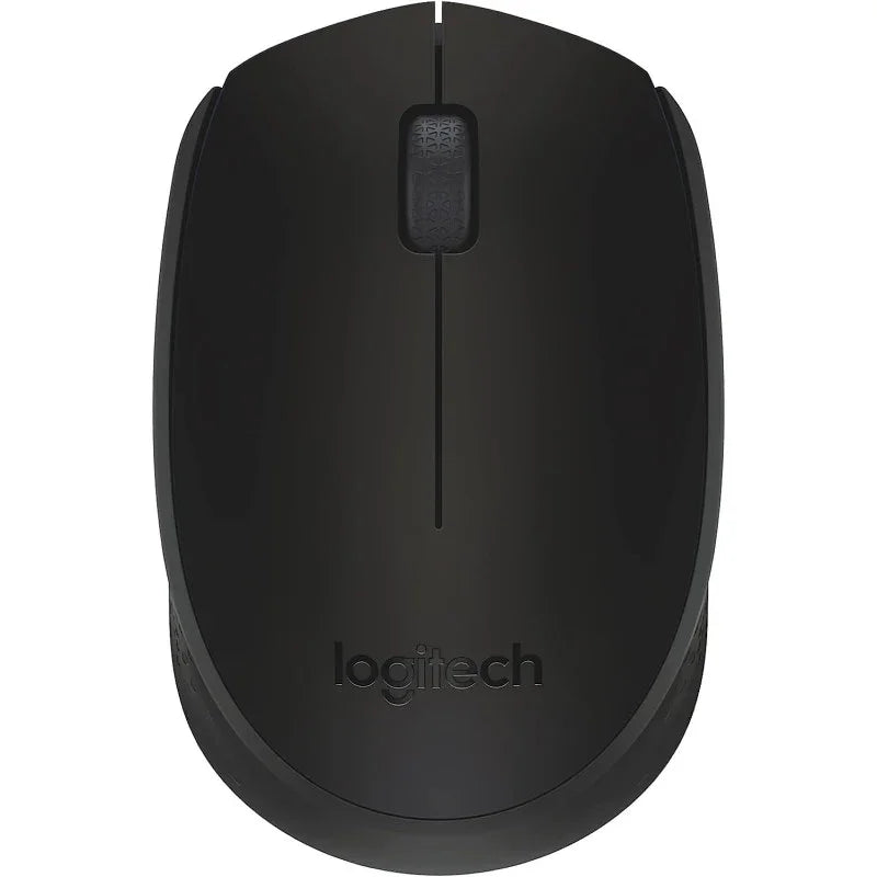 Logitech M170 Wireless Mouse, 2.4 GHz With USB Mini Receiver, Optical Tracking, 12-Months Battery Life, Ambidextrous PC/Mac/Laptop - Black - eBuy UAE